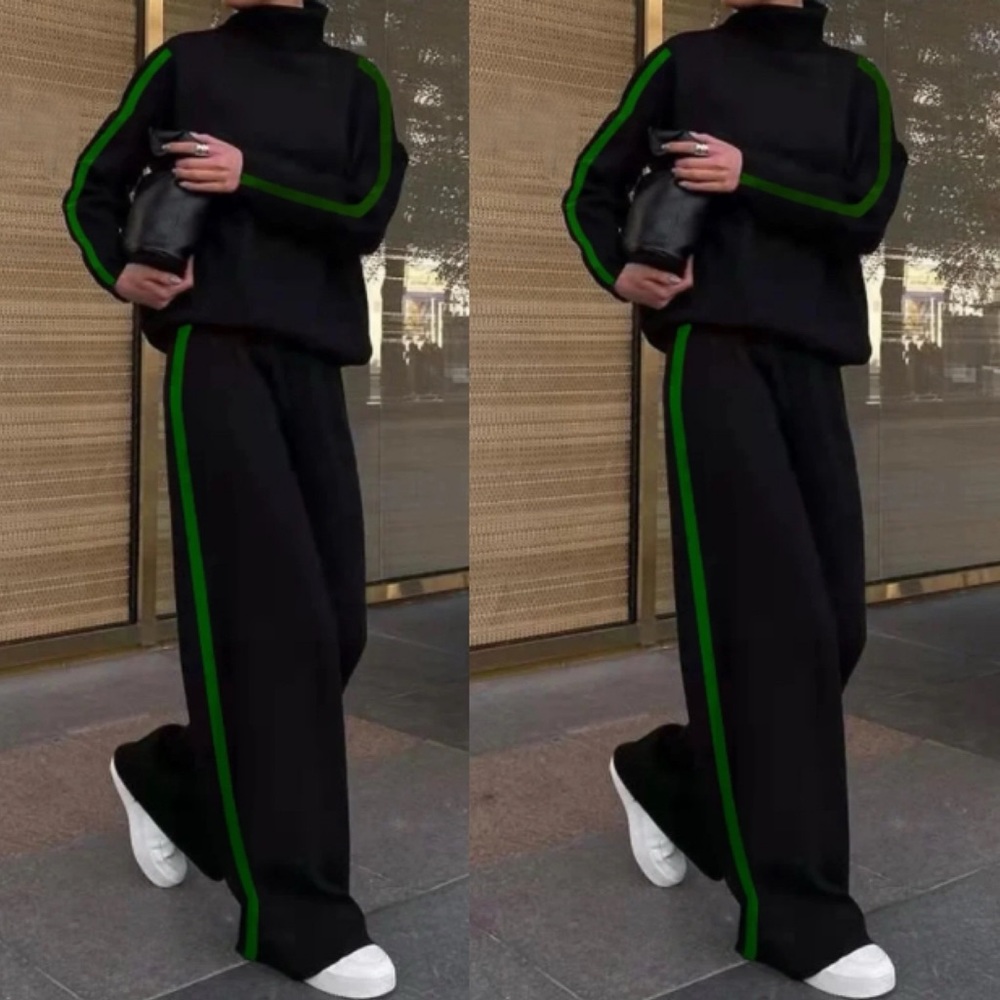 Color Block Sweatshirt And Pants - image 1